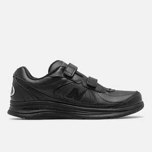 New Balance Sz 11.5W Men's 577 V1 Hook and Loop Walking Shoe MW577VK in Black